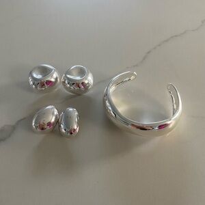 Oak And Fort Silver Jewelry Set